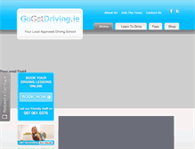 Tablet Screenshot of gogetdriving.ie